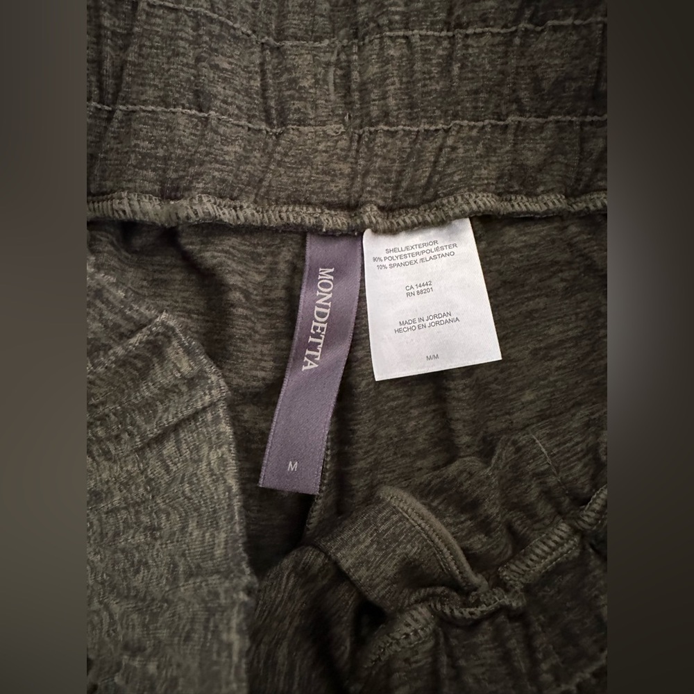 Mondetta Women’s Melange Peached Jogger | Medium | Olive Green Night - Picture 7 of 10